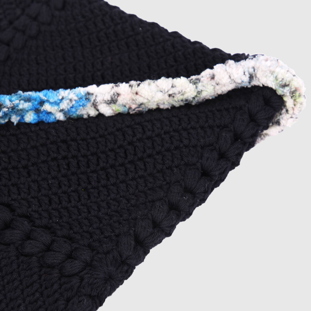 Checkered handbag - Black 3147