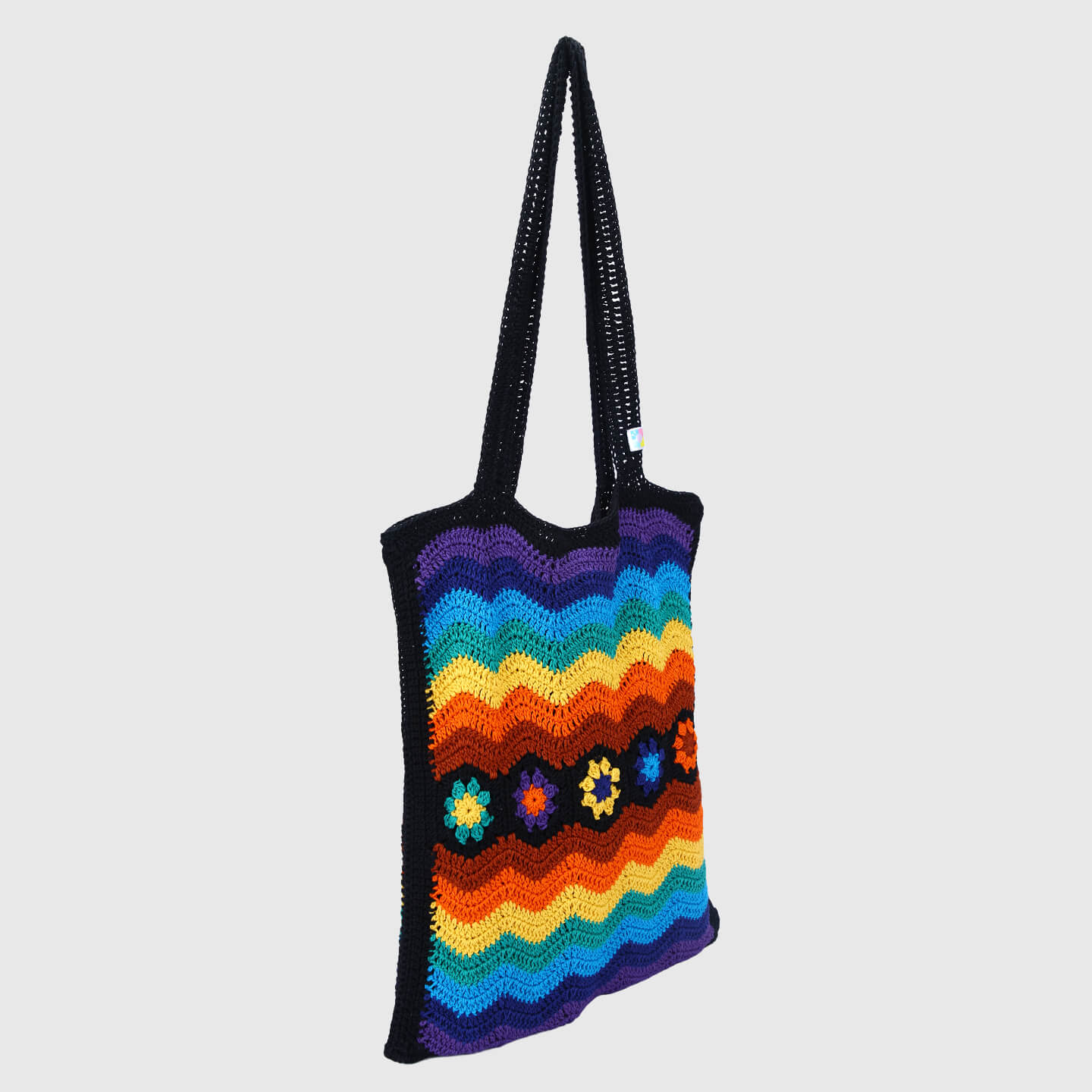 Crochet Handbag with lining and zipper Multi 3312 – Magic Needles