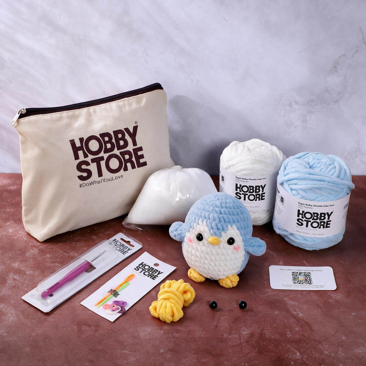 Crochet Kit - Snowy Little Penguin