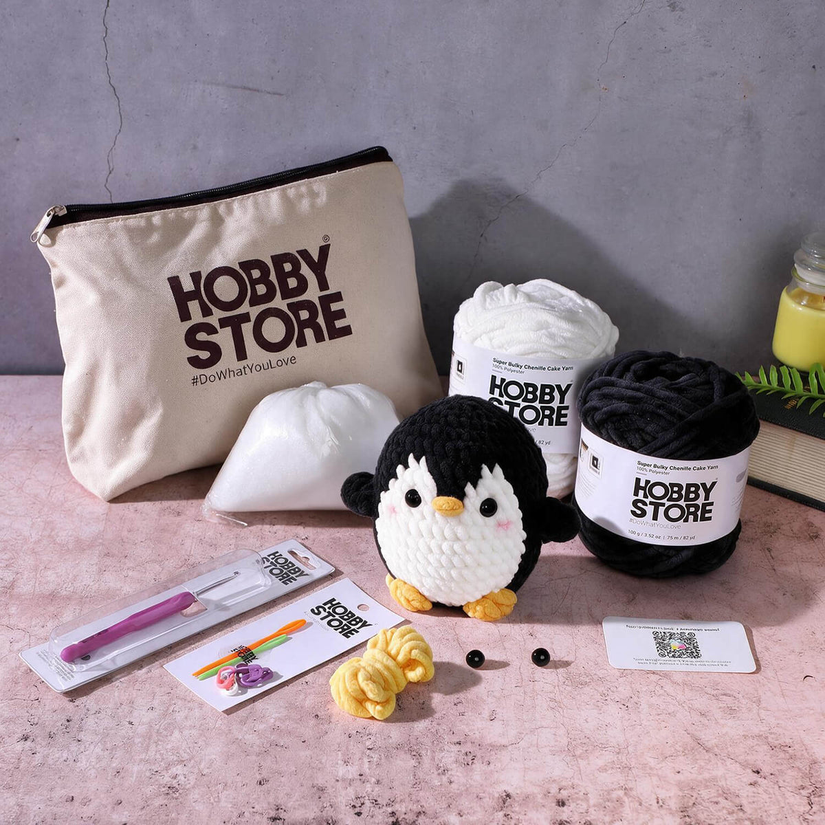 Crochet Kit - Snowy Little Penguin