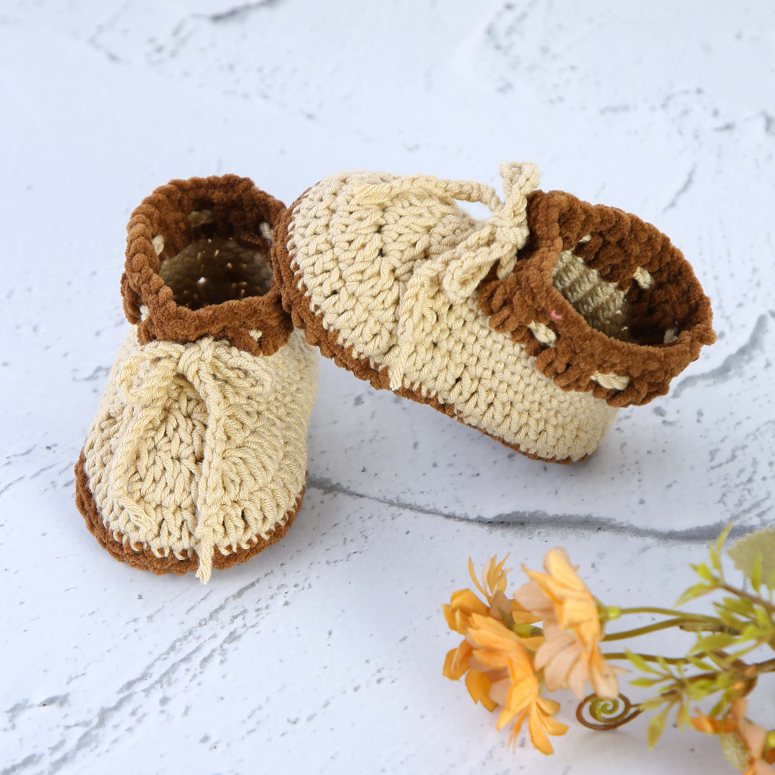 Crochet Kit – Make 4 Adorable Baby Booties