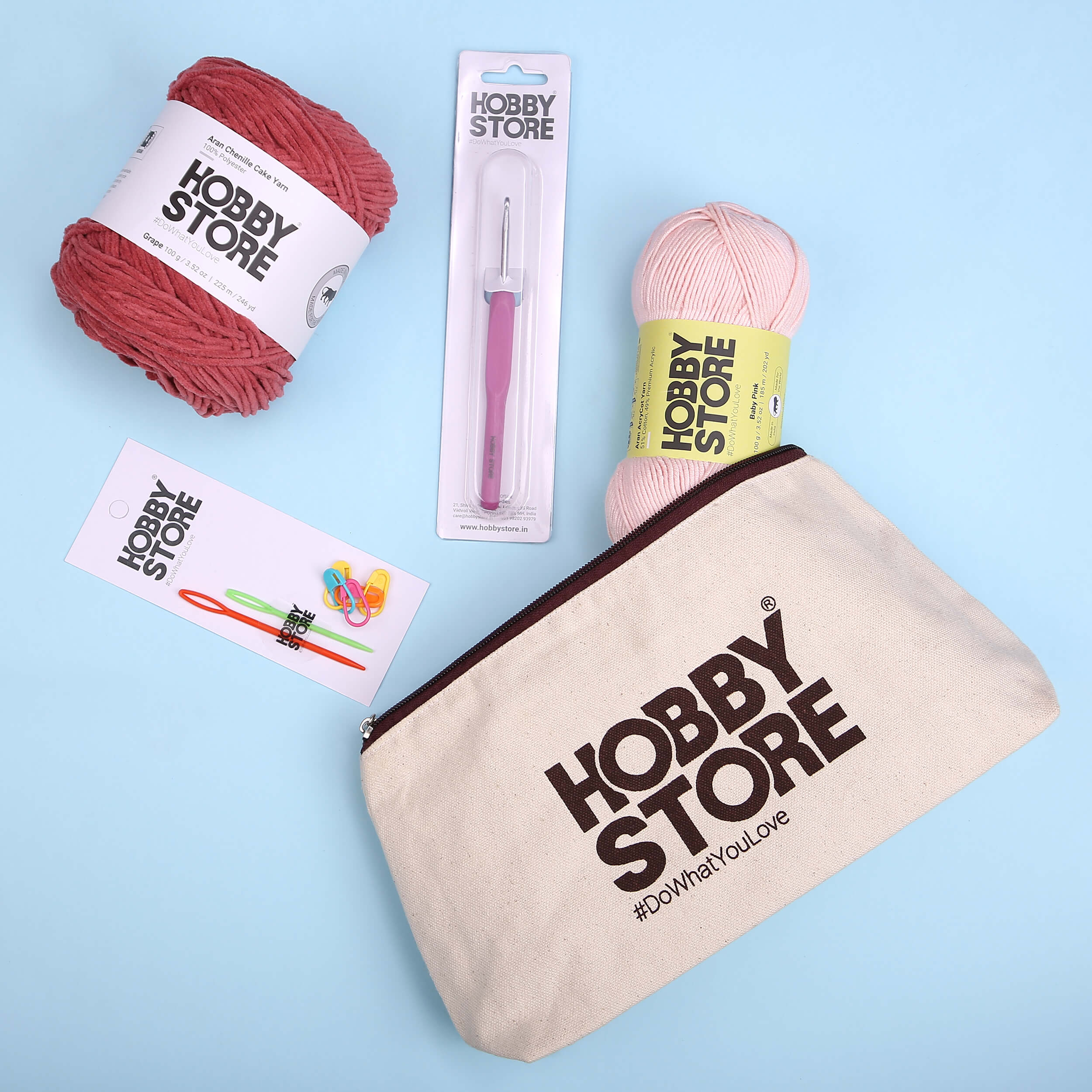 Crochet Kit – Make 4 Adorable Baby Booties