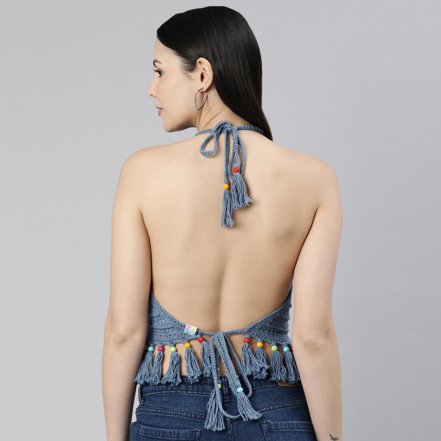Recycled Denim Halter Top Pattern
