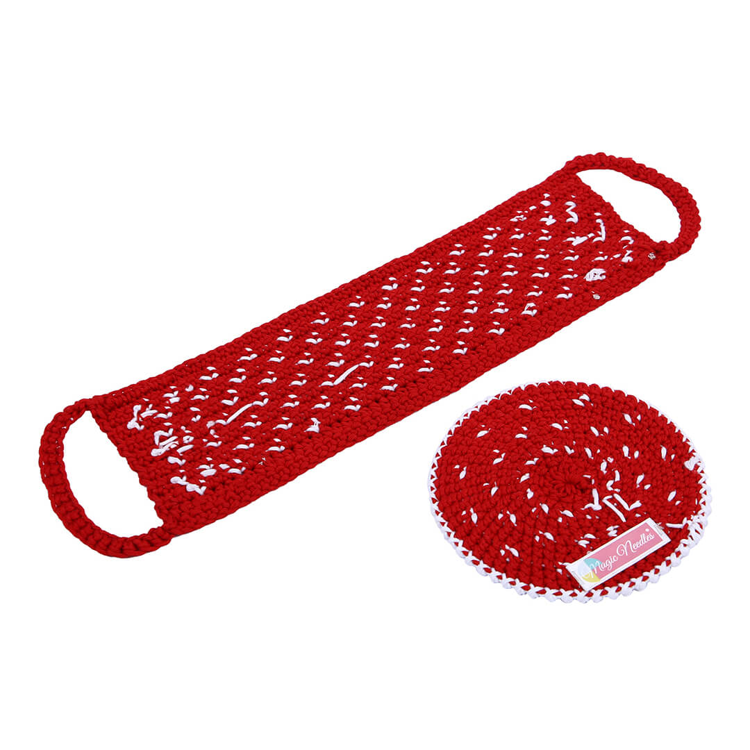 Crochet Cup Cozy and Coaster Set - 10342