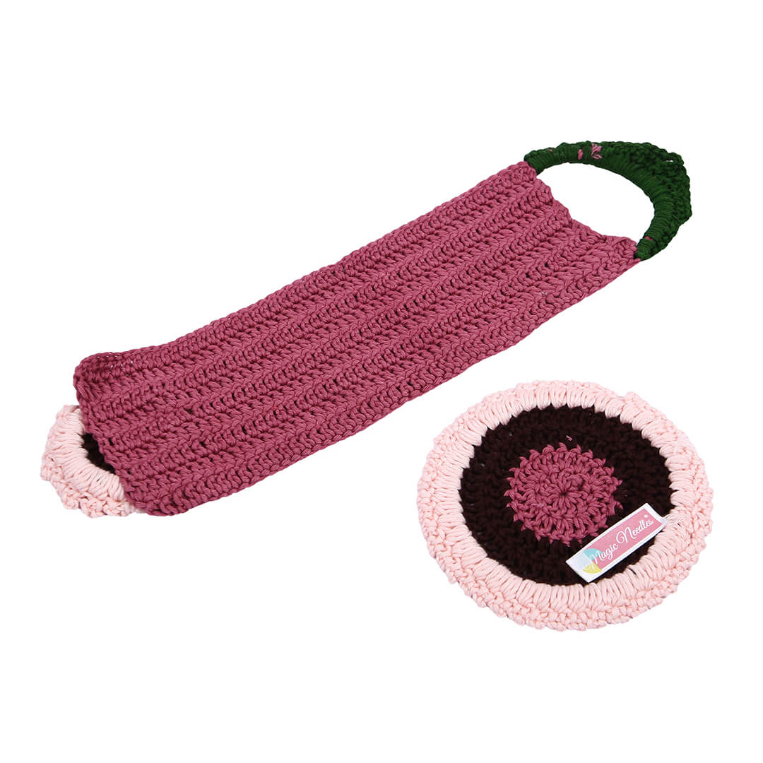 Crochet Cup Cozy and Coaster Set - 10344