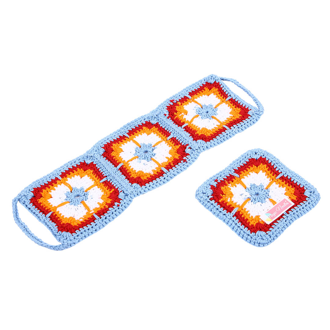 Crochet Cup Cozy and Coaster Set - 10346