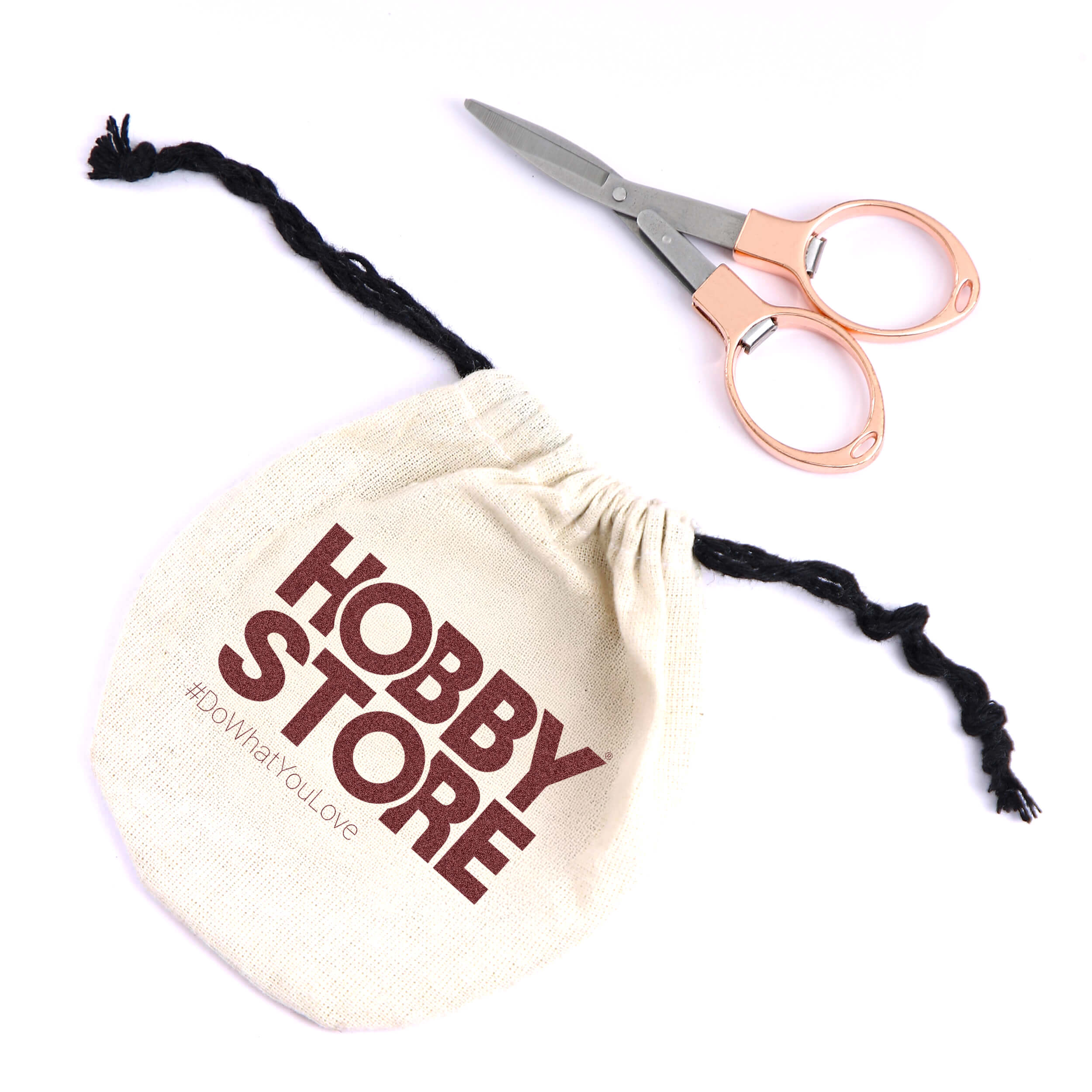 Folding Scissors by Hobby Store - Rose Gold