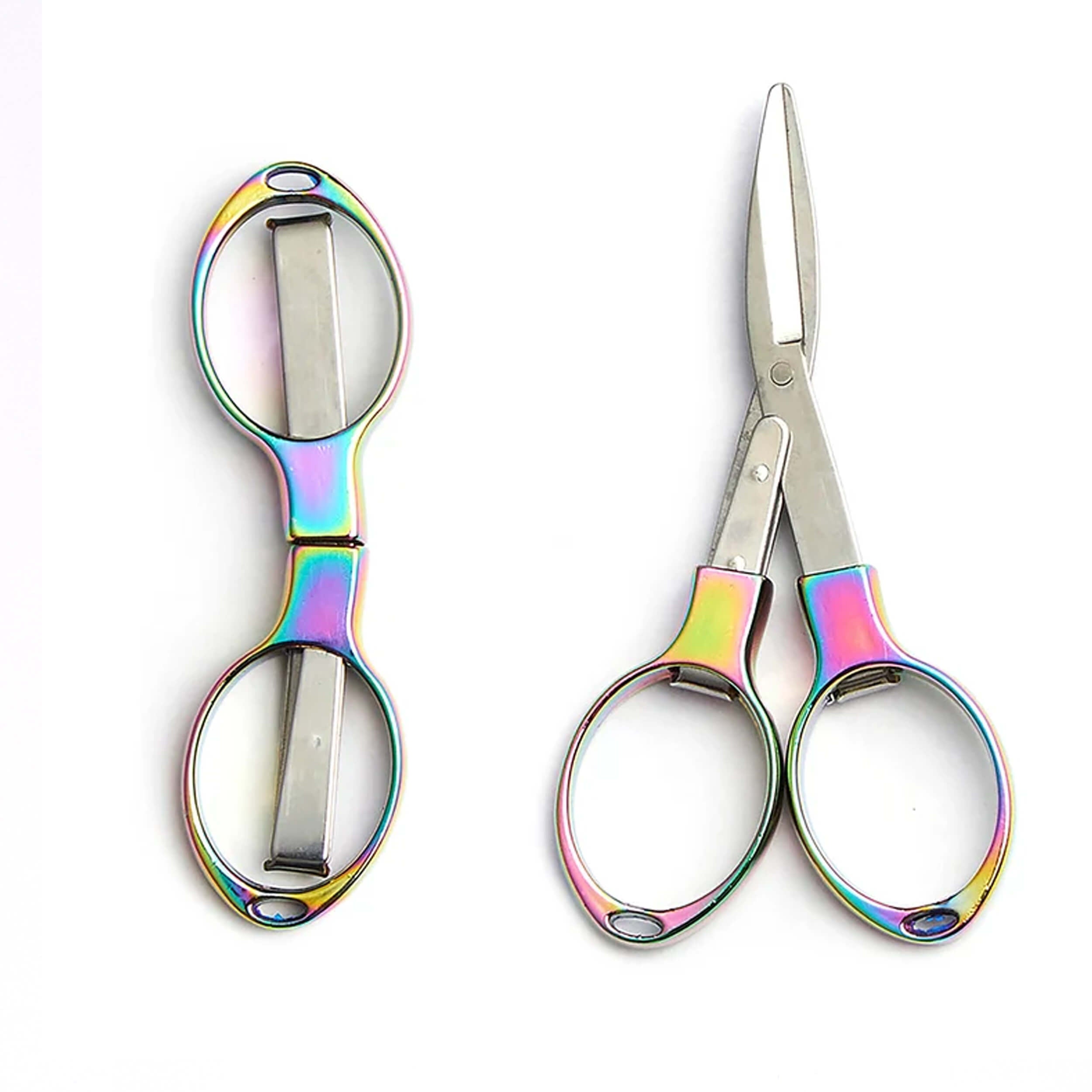 Folding Scissors by Hobby Store - Rainbow