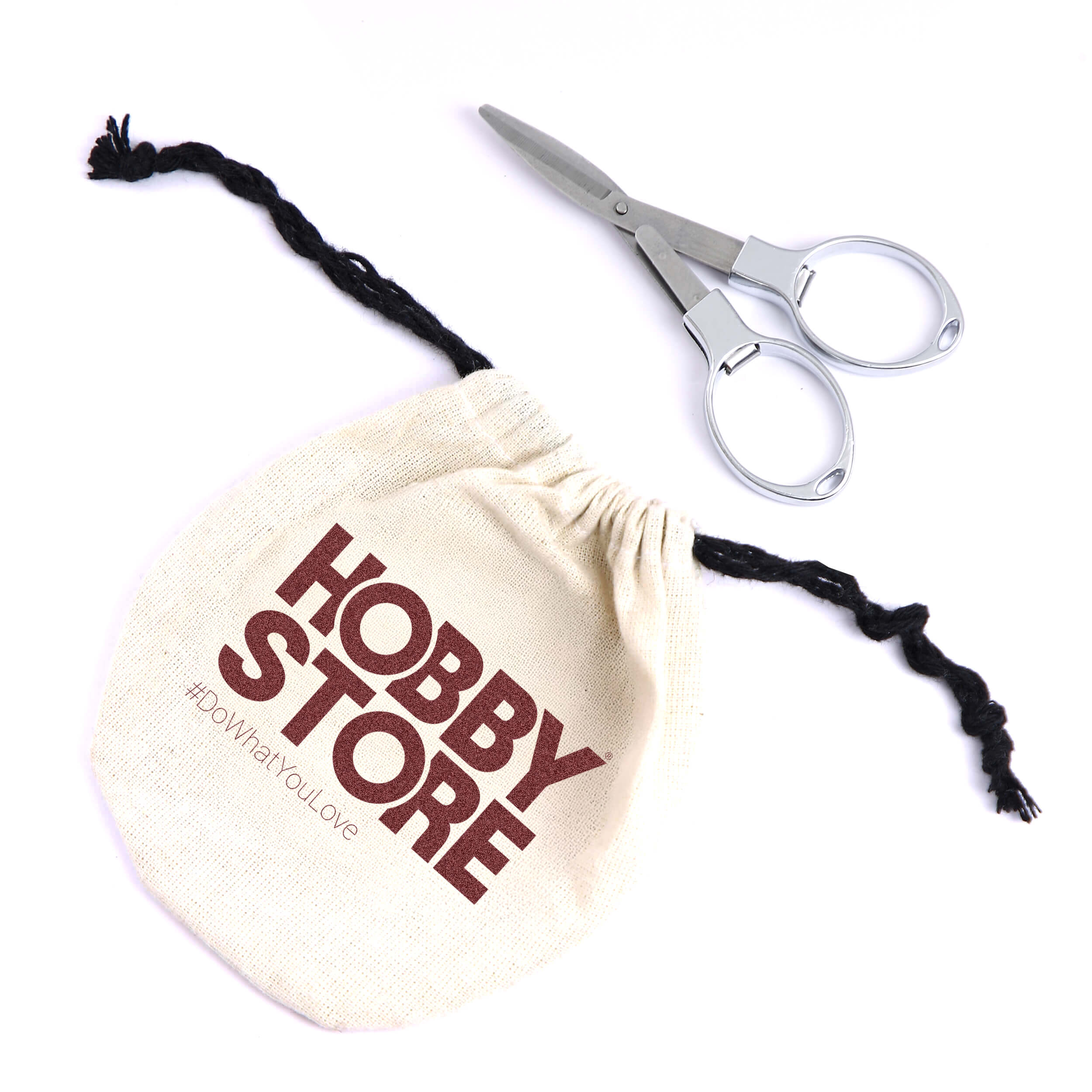 Folding Scissors by Hobby Store - Silver