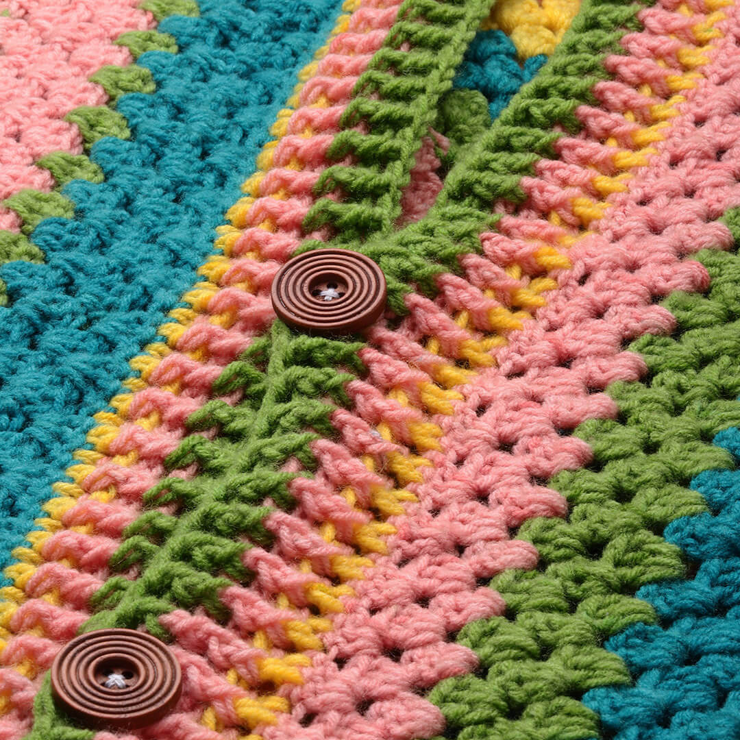 Handmade Granny Square Jacket - 3337