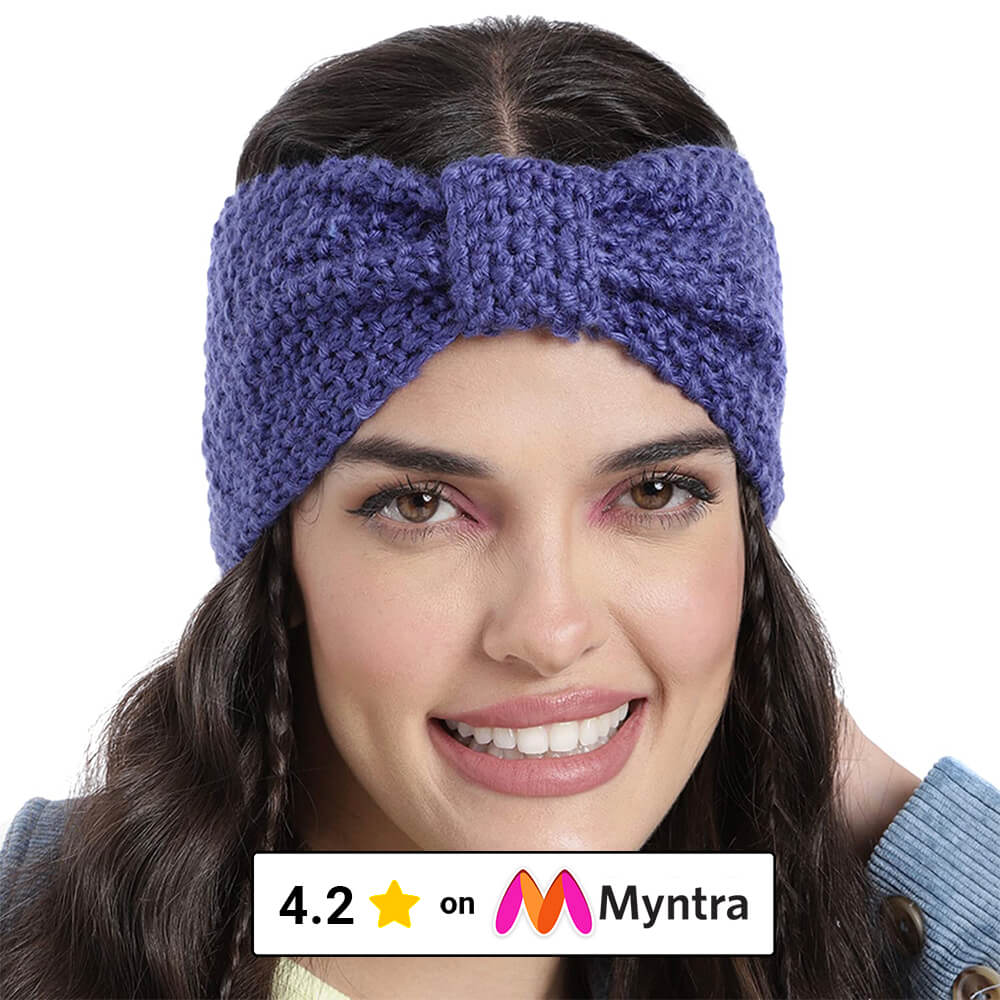 Bow Headband - Blue 2697