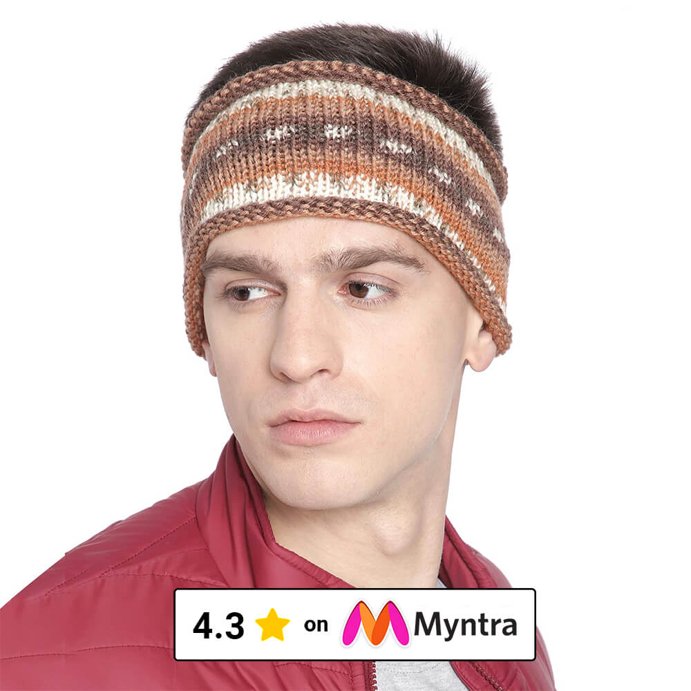 Striped Headband - Brown 2717