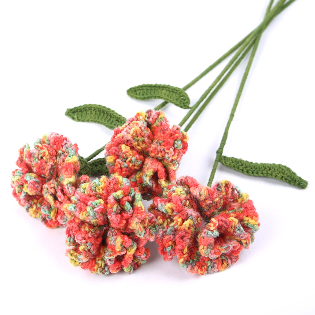 Charming Carnations - Handcrafted Crochet Flowers