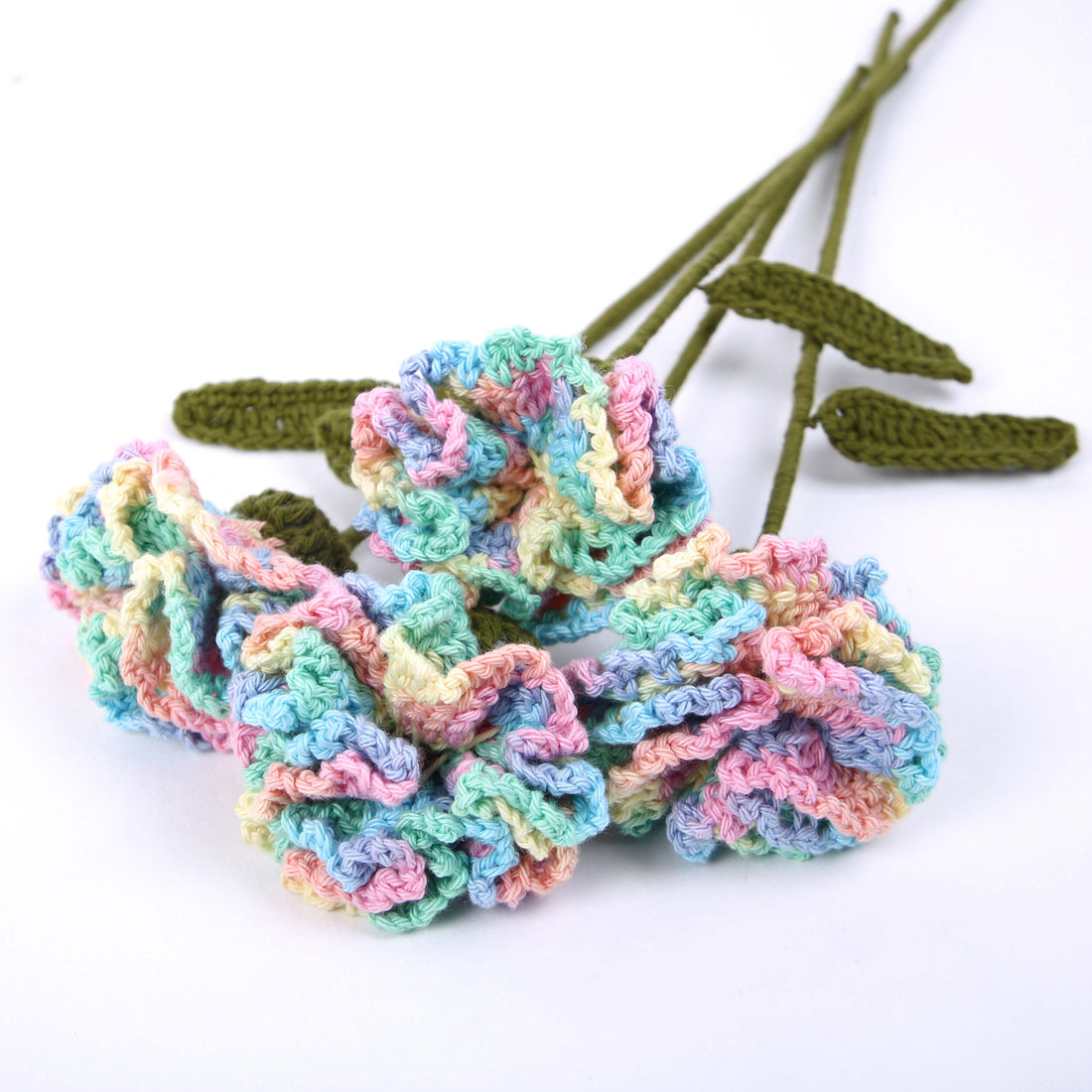 Charming Carnations - Handcrafted Crochet Flowers