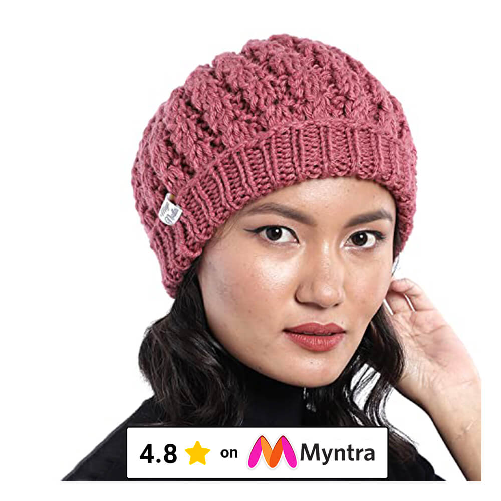 Pink Beanie - 2629