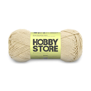 Aran AcryCot Yarn by Hobby Store - Beige - 11028