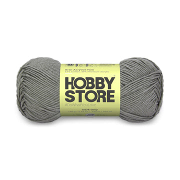 Aran AcryCot Yarn by Hobby Store - Dark Grey - 11022