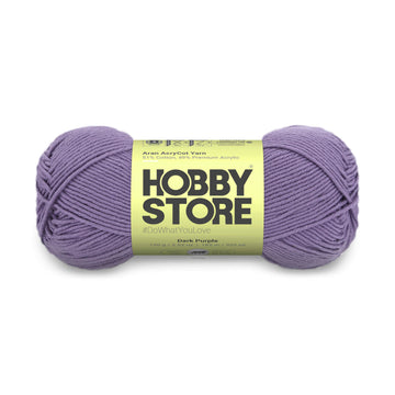 Aran AcryCot Yarn by Hobby Store - Dark Purple - 11026