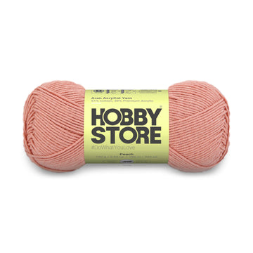 Aran AcryCot Yarn by Hobby Store - Peach - 11018