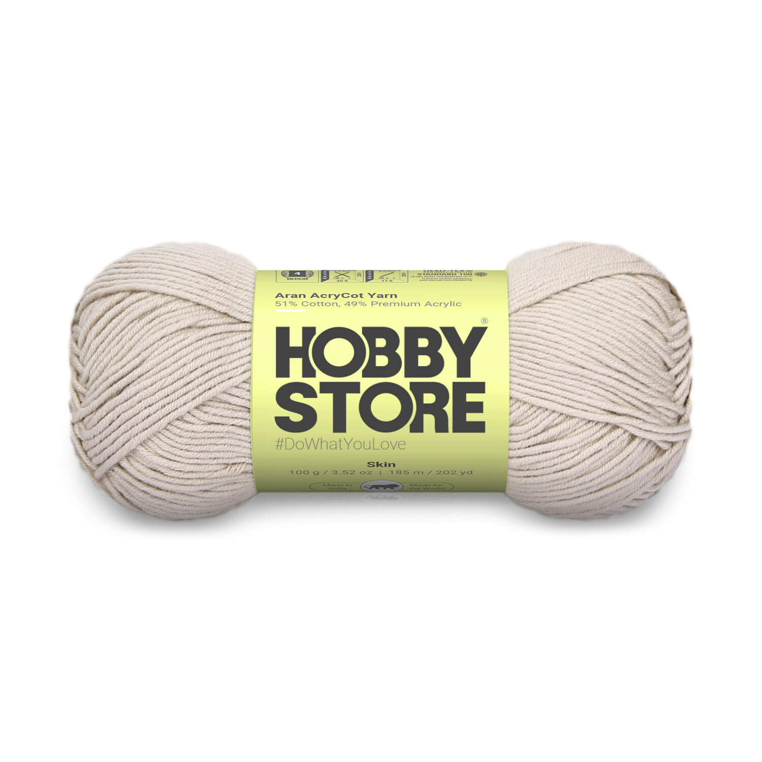 Aran AcryCot Yarn by Hobby Store - Skin 11033