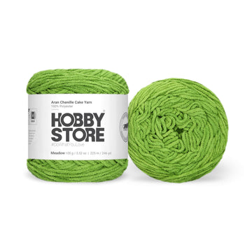 Aran Chenille Cake Yarn by Hobby Store - Meadow 49121