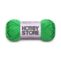 Aran Mercerised Cotton Yarn by Hobby Store - Grass Green - 418