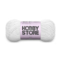 Aran Mercerised Cotton Yarn by Hobby Store - White - 451