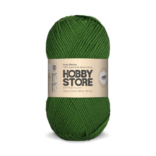 Aran Merino Wool by Hobby Store - Green AM018
