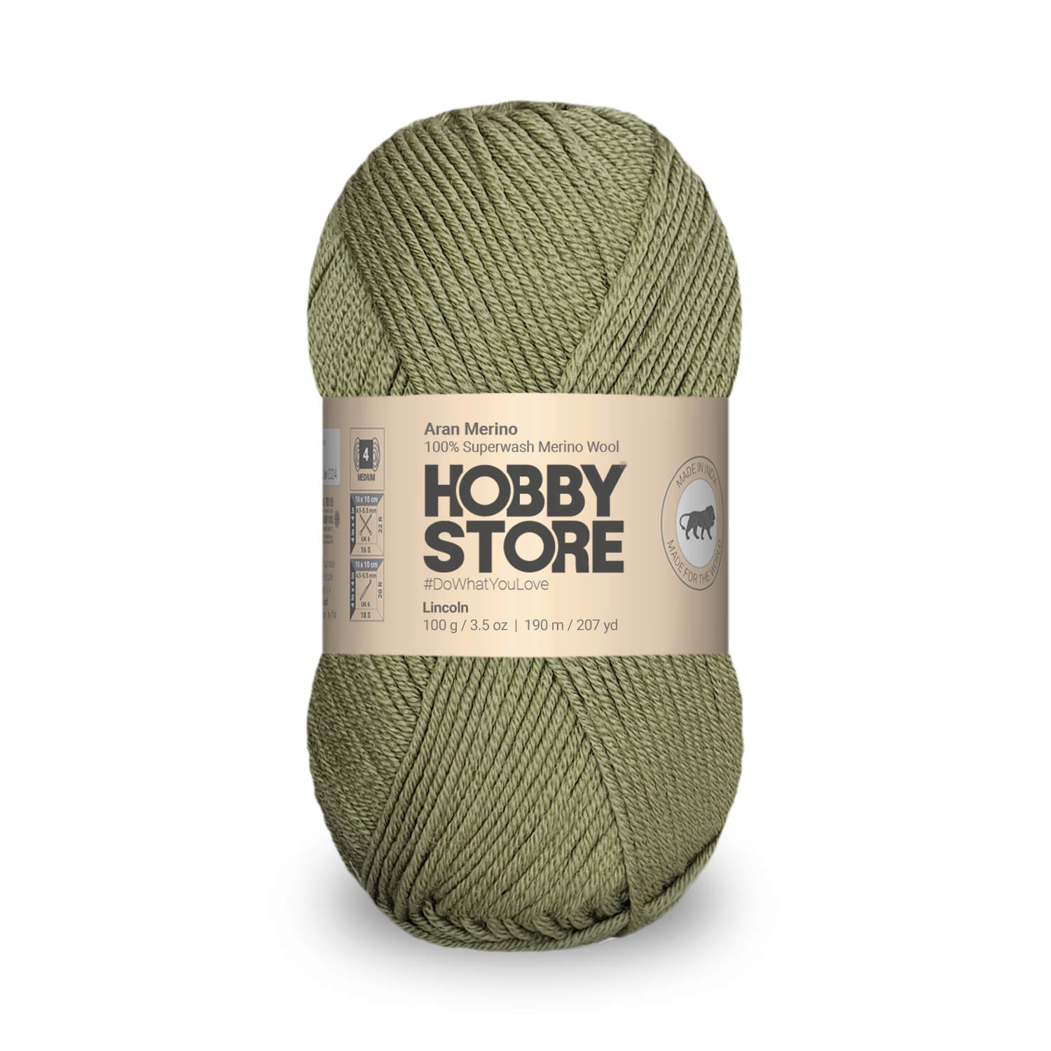 Aran Roses Aran Merino Wool by Hobby Store - Dried Rose AM030