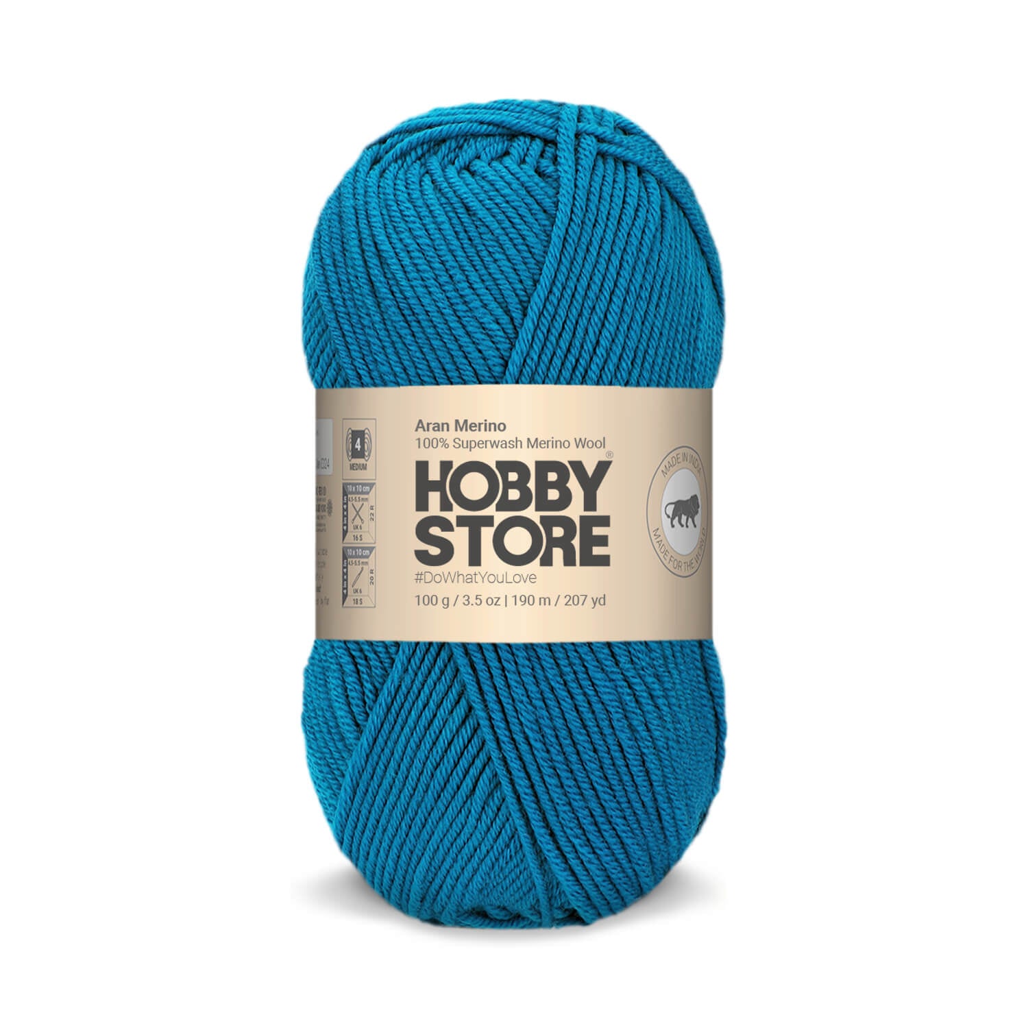 Aran Merino Wool by Hobby Store - Marine Blue AM035