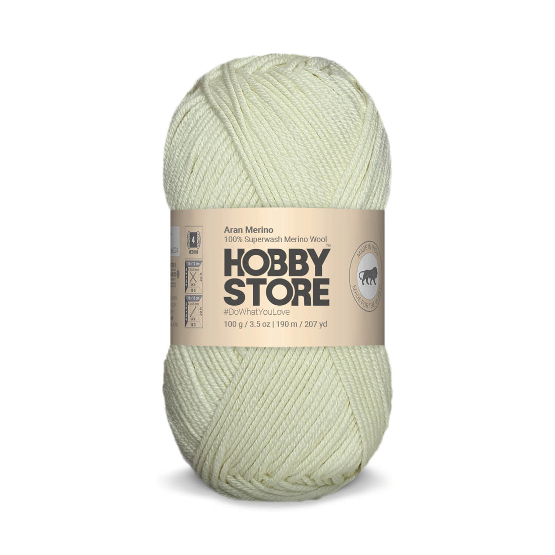 Aran Merino Wool by Hobby Store - Off White AM010