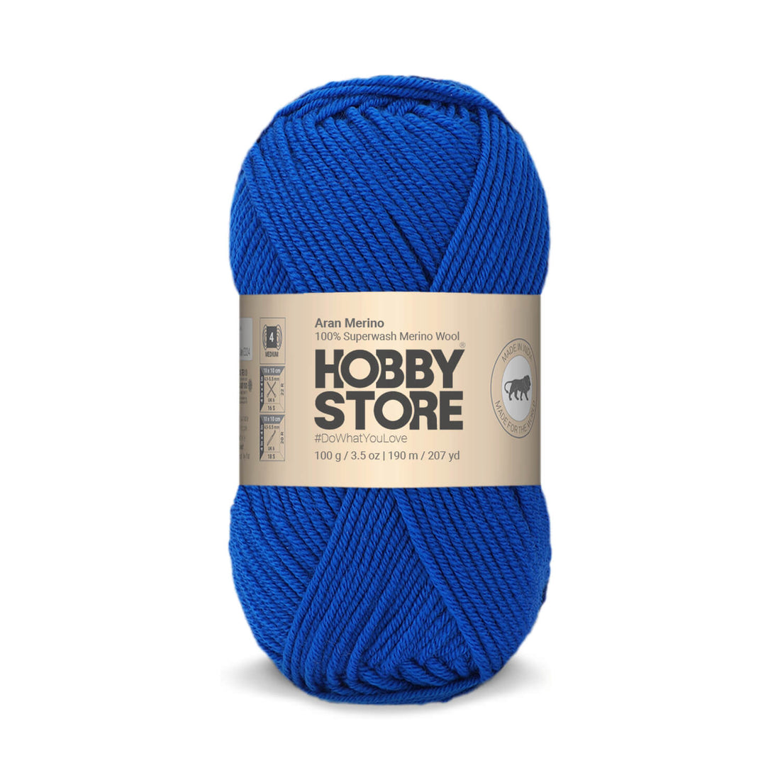 Aran Merino Wool by Hobby Store - Royal Blue AM040