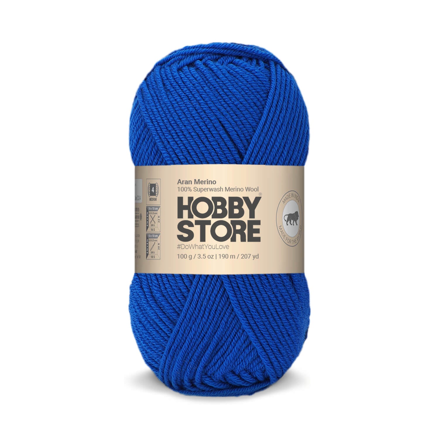 Aran Merino Wool by Hobby Store - Royal Blue AM040