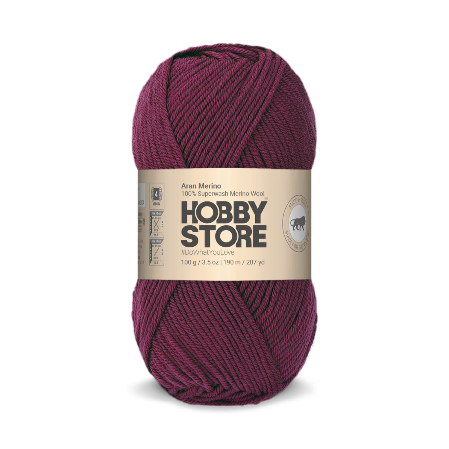 Aran Merino Wool by Hobby Store - Violaceous AM038