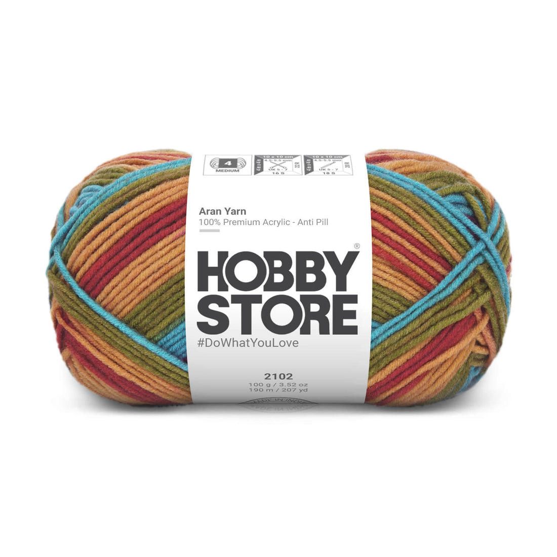 Multi Yarn Hobby Store Aran Multi Yarn – Variegated Colors in Medium Weight – Page ...