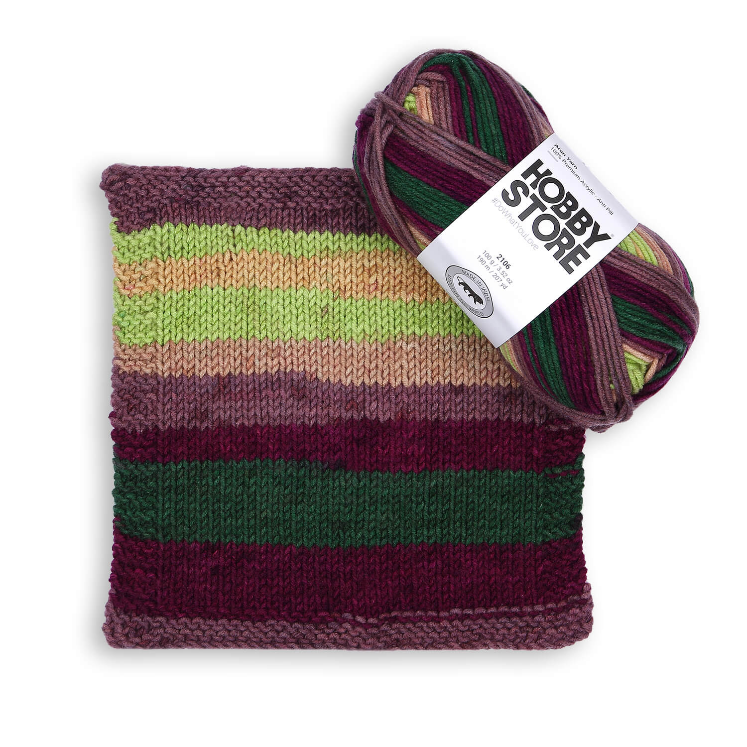 Aran Anti-Pill Yarn by Hobby Store - Multi-Color 2106