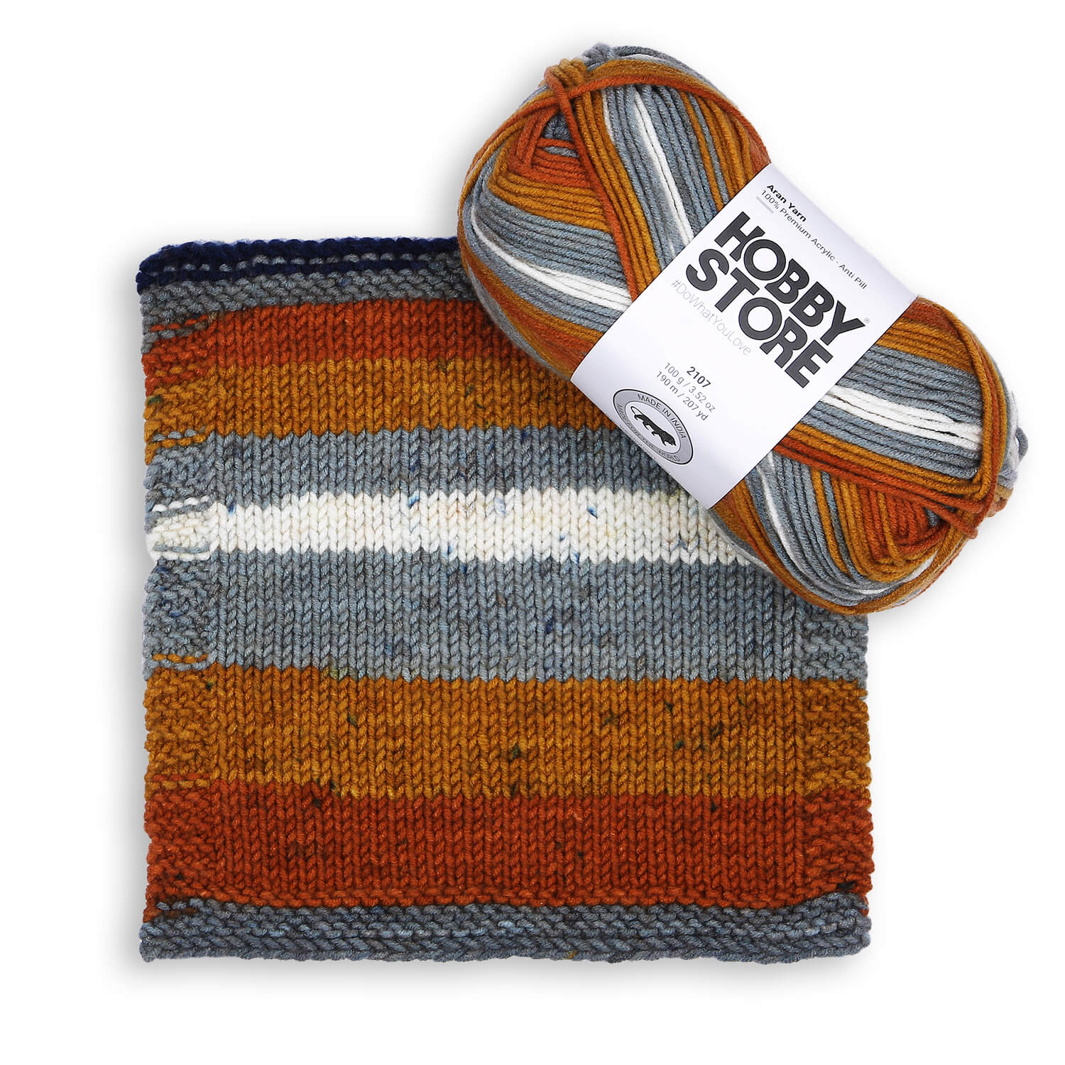 Aran Anti-Pill Yarn by Hobby Store - Multi-Color 2107