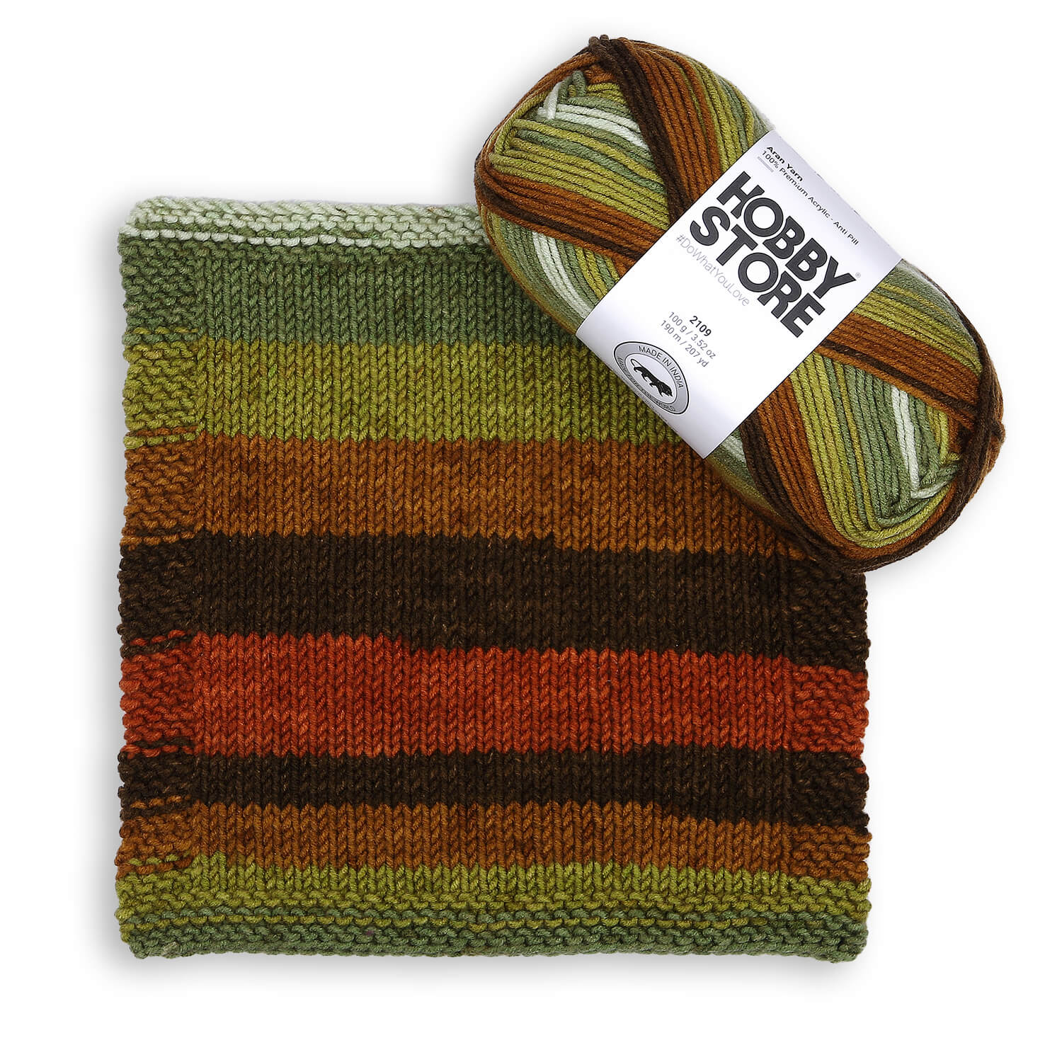 Aran Anti-Pill Yarn by Hobby Store - Multi-Color 2109