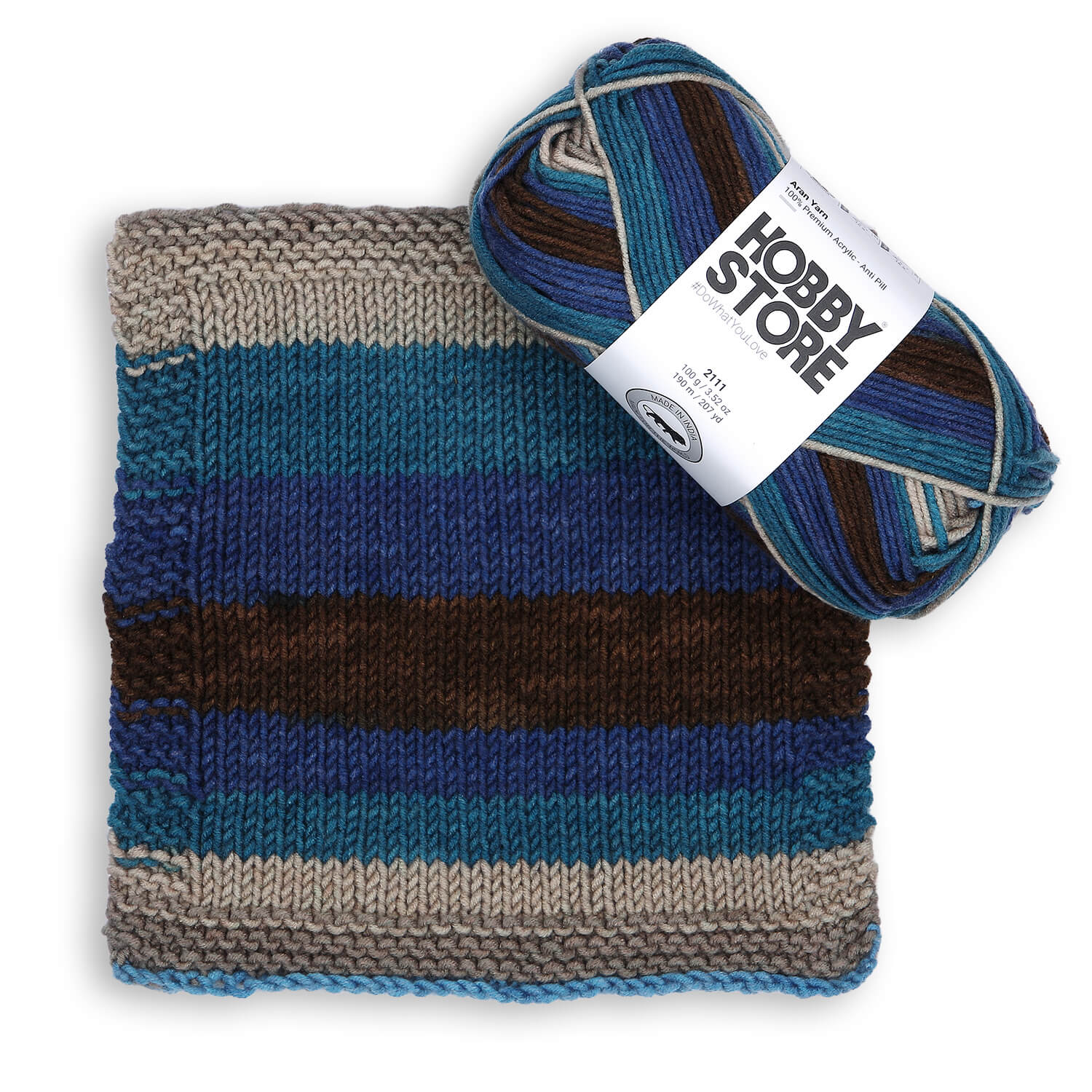 Aran Anti-Pill Yarn by Hobby Store - Multi-Color 2111