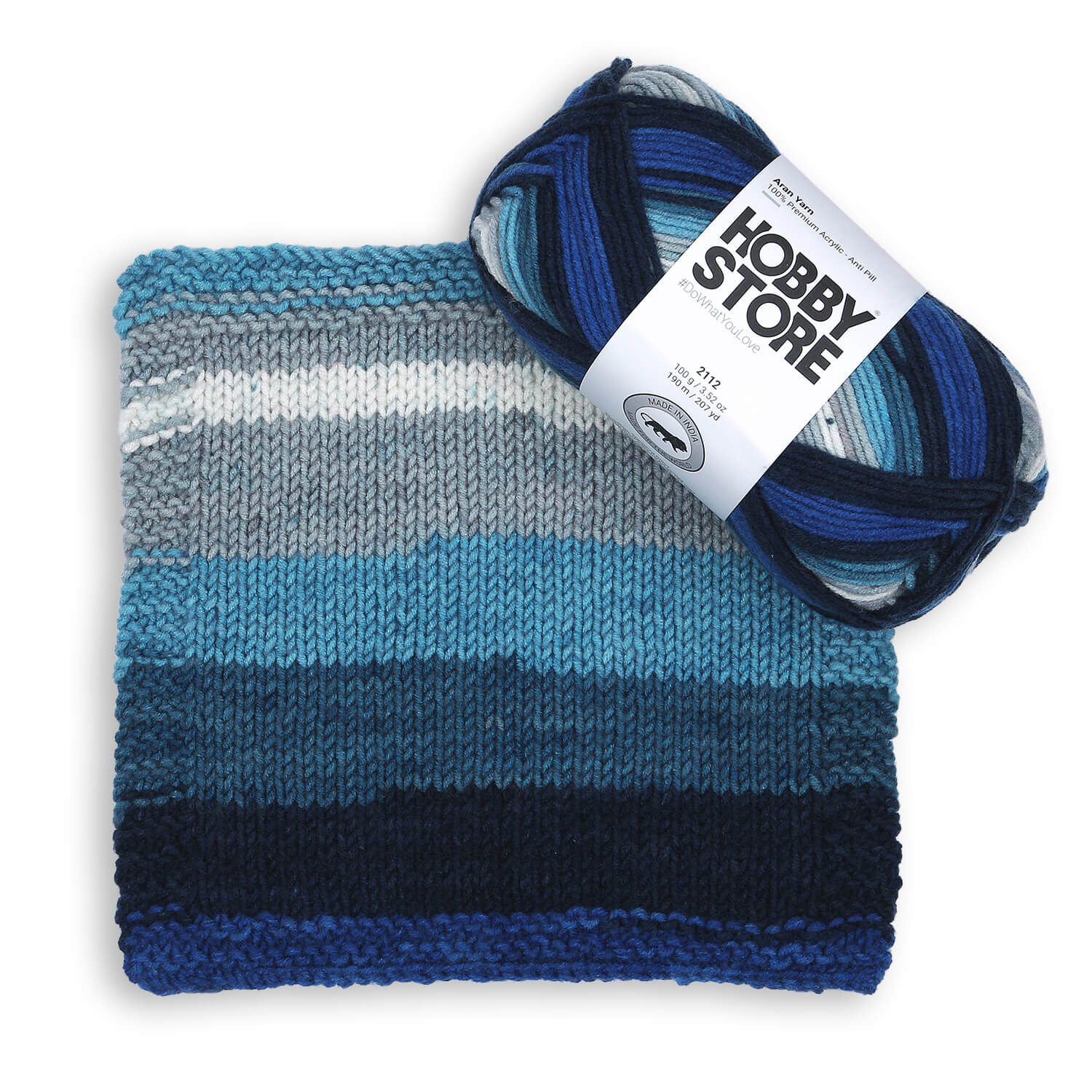 Aran Anti-Pill Yarn by Hobby Store - Multi-Color 2112