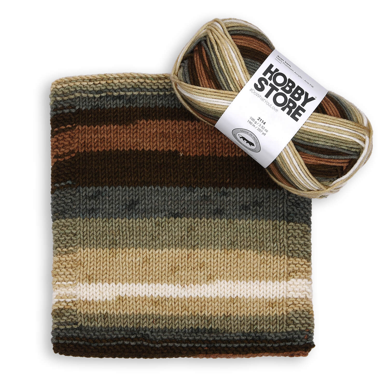 Aran Anti-Pill Yarn by Hobby Store - Multi-Color 2114