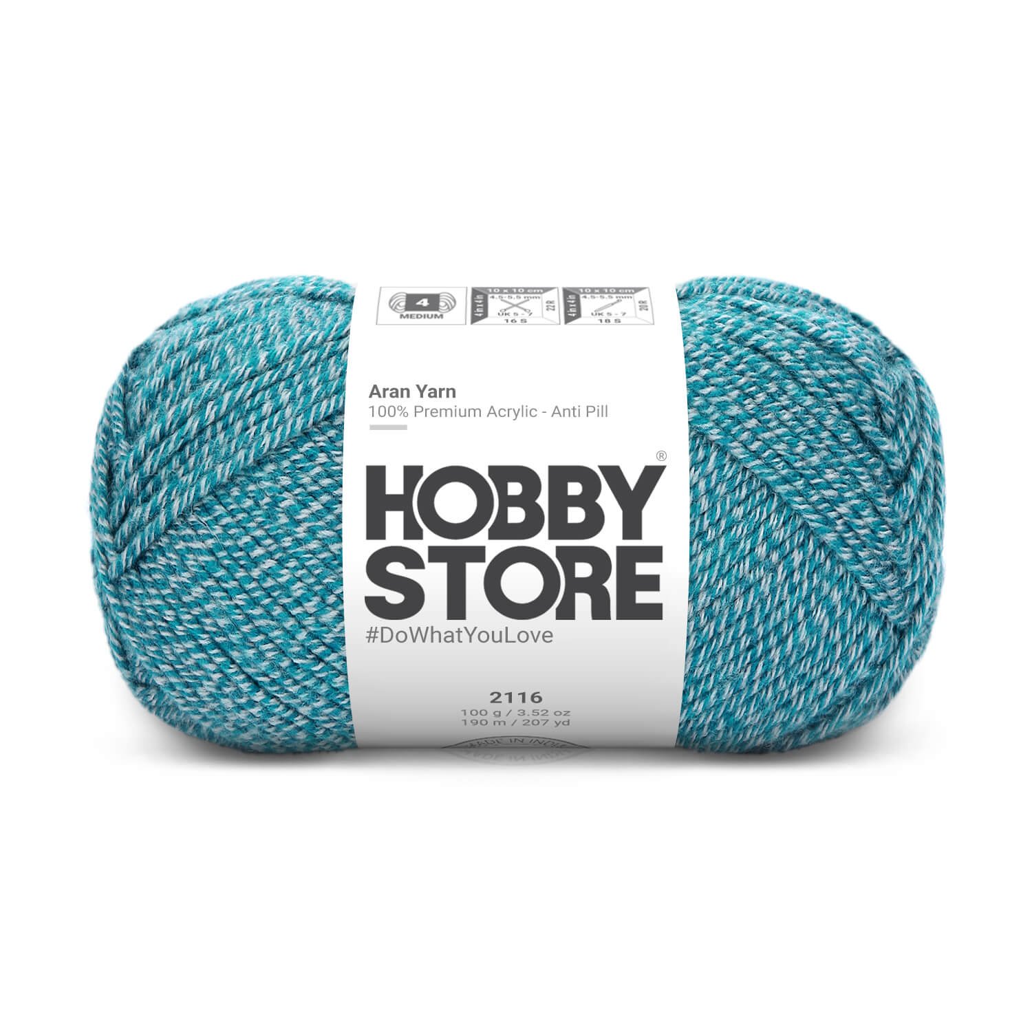 Aran Anti-Pill Yarn by Hobby Store - Multi-Color 2116