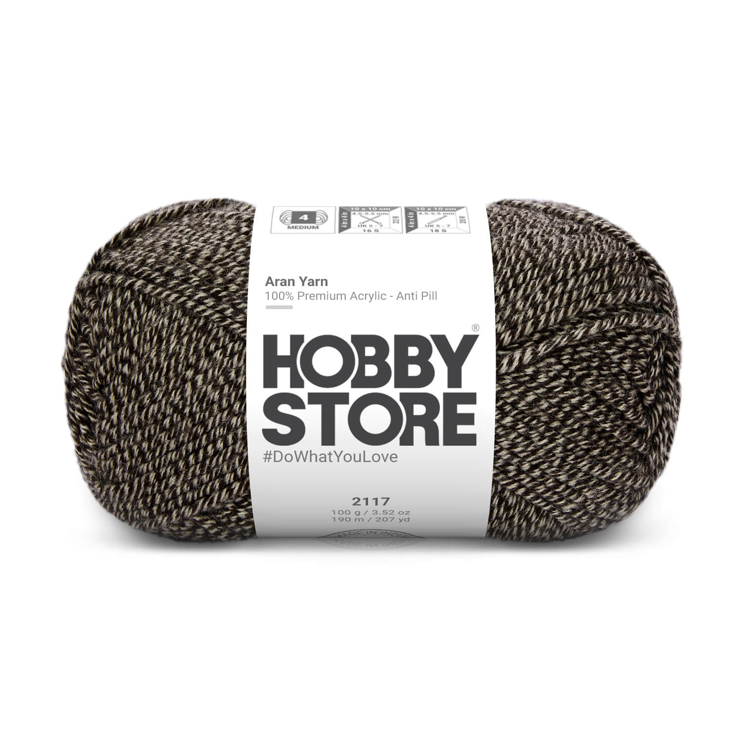 Aran Anti-Pill Yarn by Hobby Store - Multi-Color 2117
