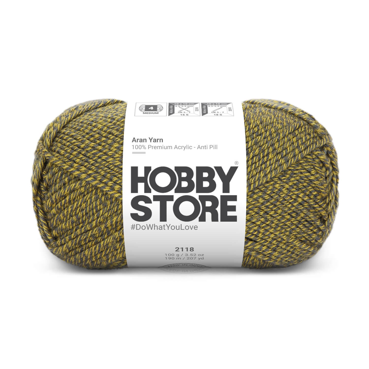 Aran Anti-Pill Yarn by Hobby Store - Multi-Color 2118