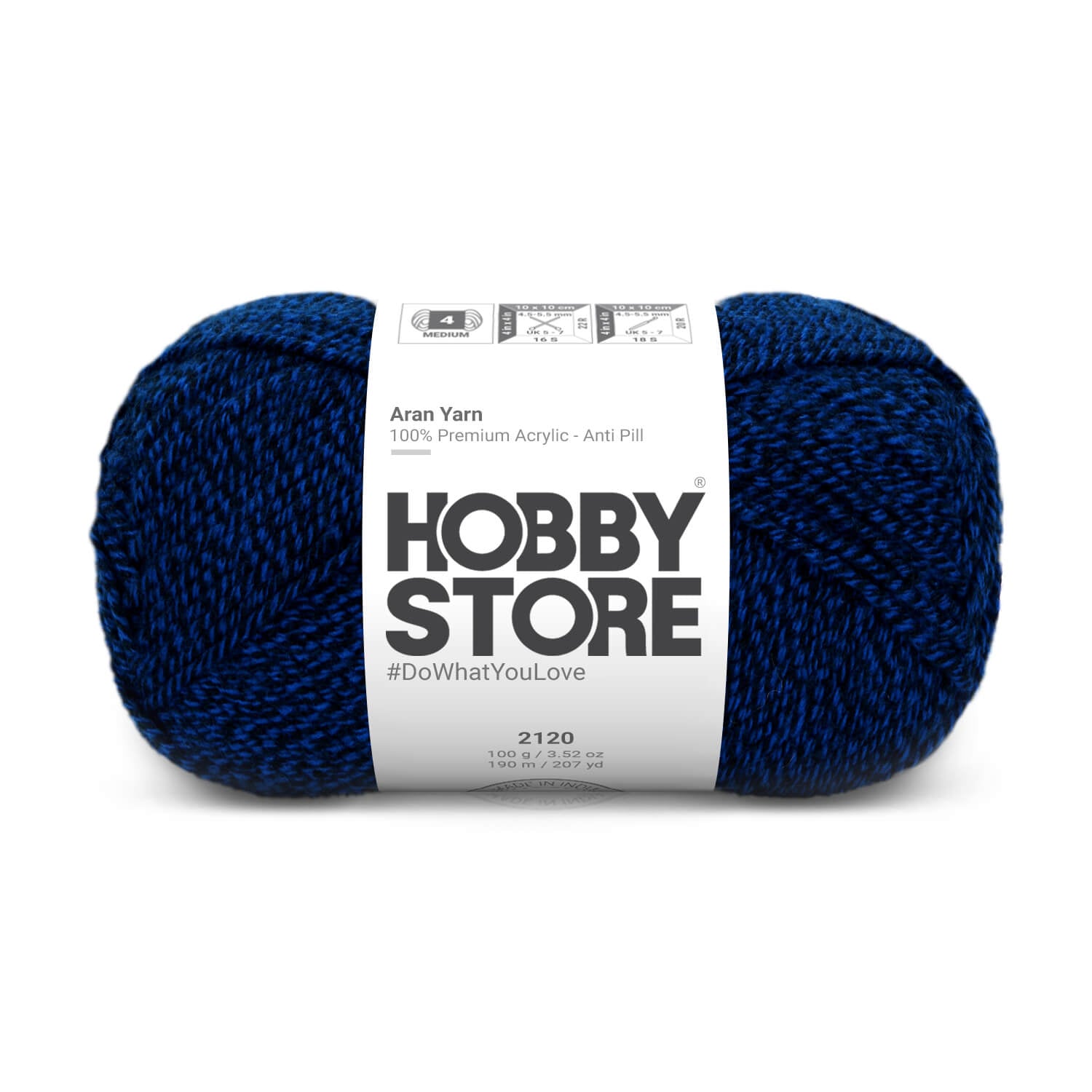 Aran Anti-Pill Yarn by Hobby Store - Multi-Color 2120
