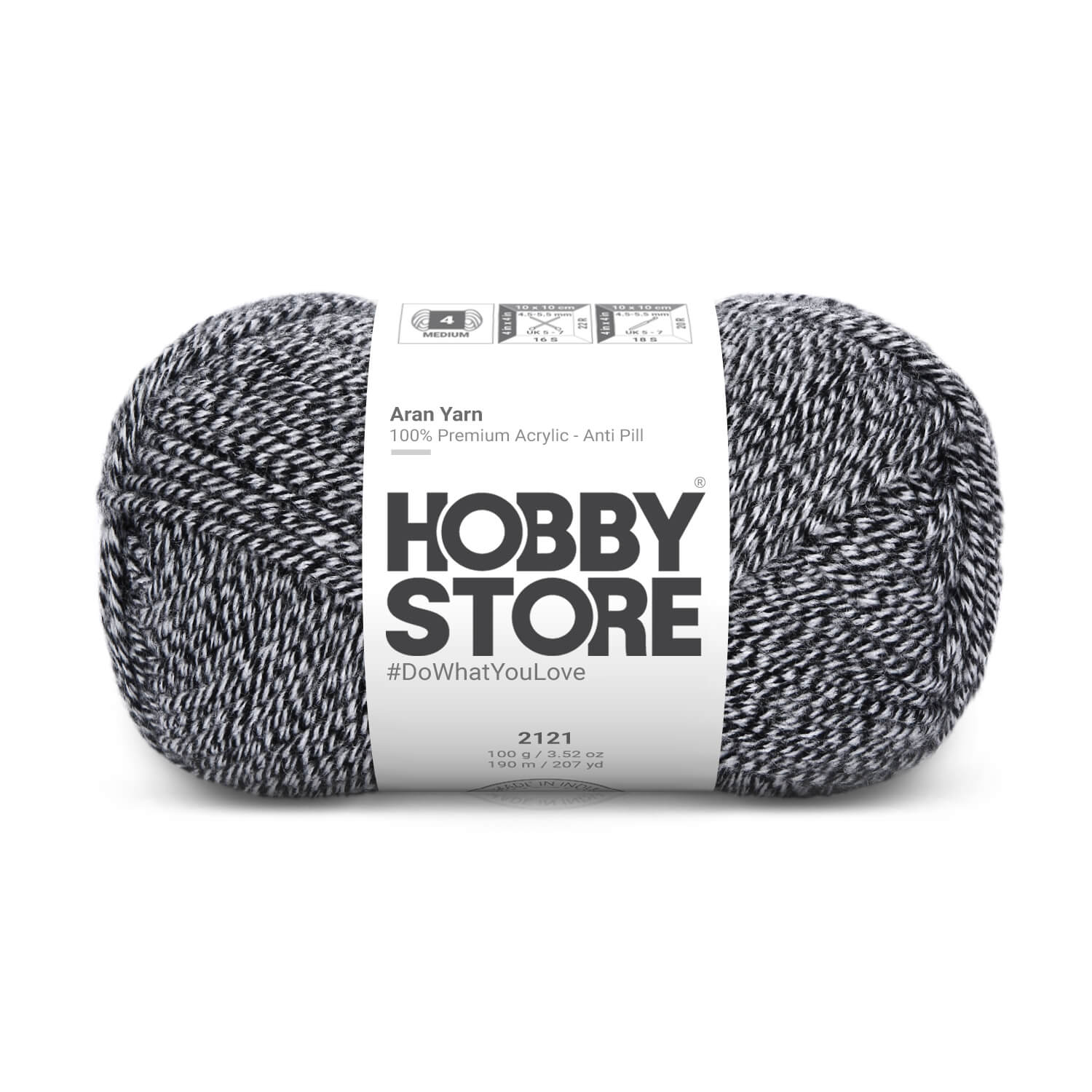Aran Anti-Pill Yarn by Hobby Store - Multi-Color 2121