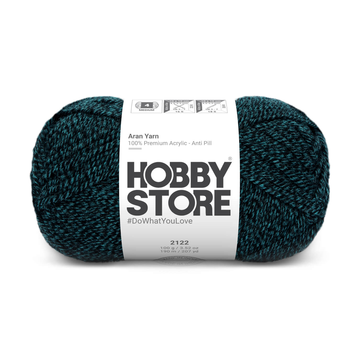 Aran Anti-Pill Yarn by Hobby Store - Multi-Color 2122