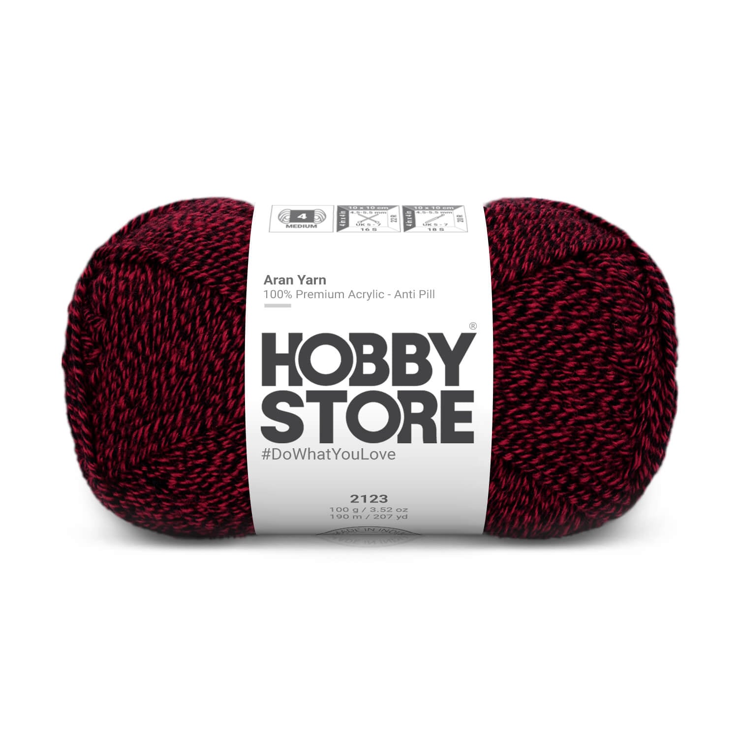 Aran Anti-Pill Yarn by Hobby Store - Multi-Color 2123