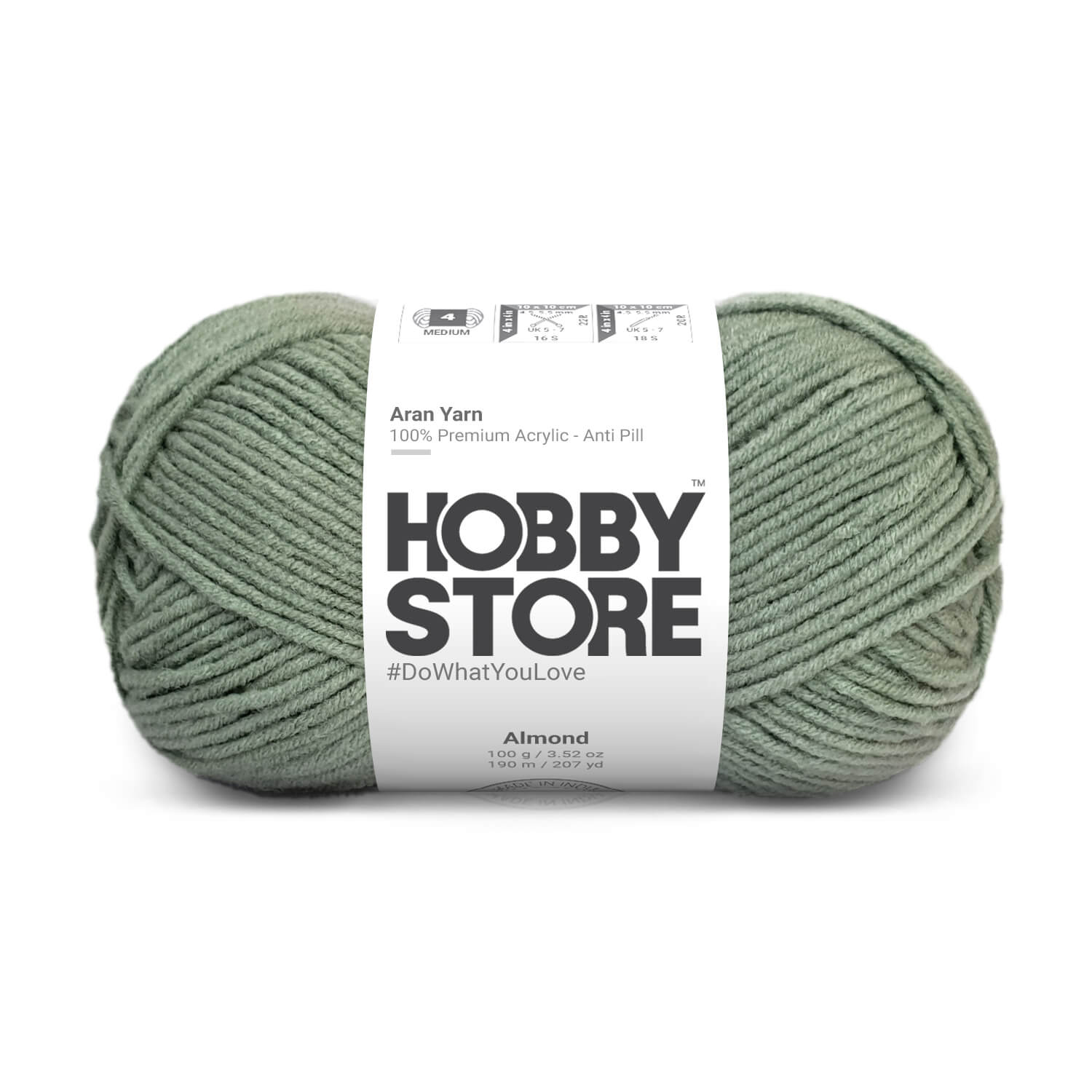 Aran Anti-Pill Yarn by Hobby Store - Almond 2018