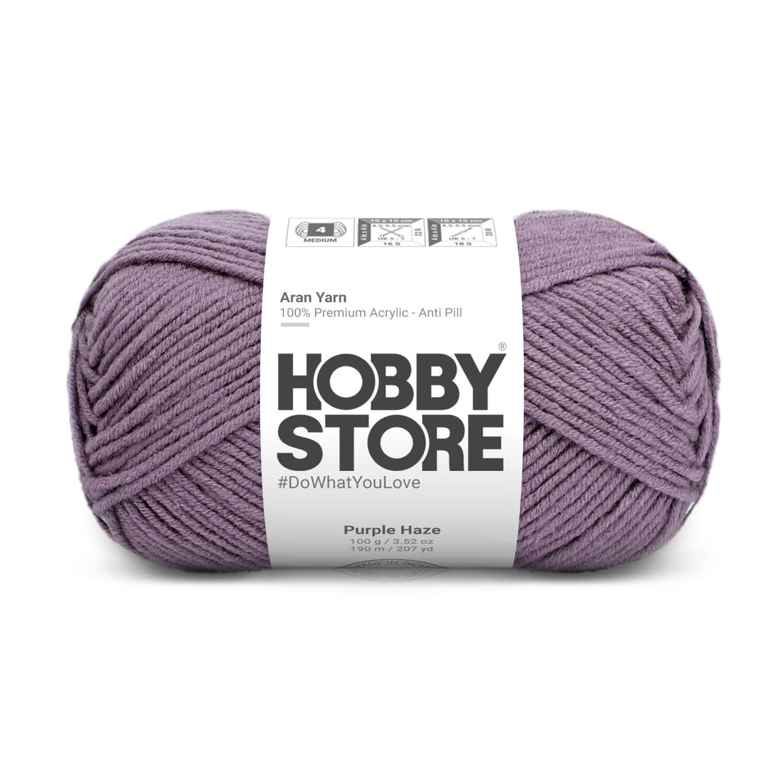 Aran Anti-Pill Yarn by Hobby Store - Purple Haze 2074